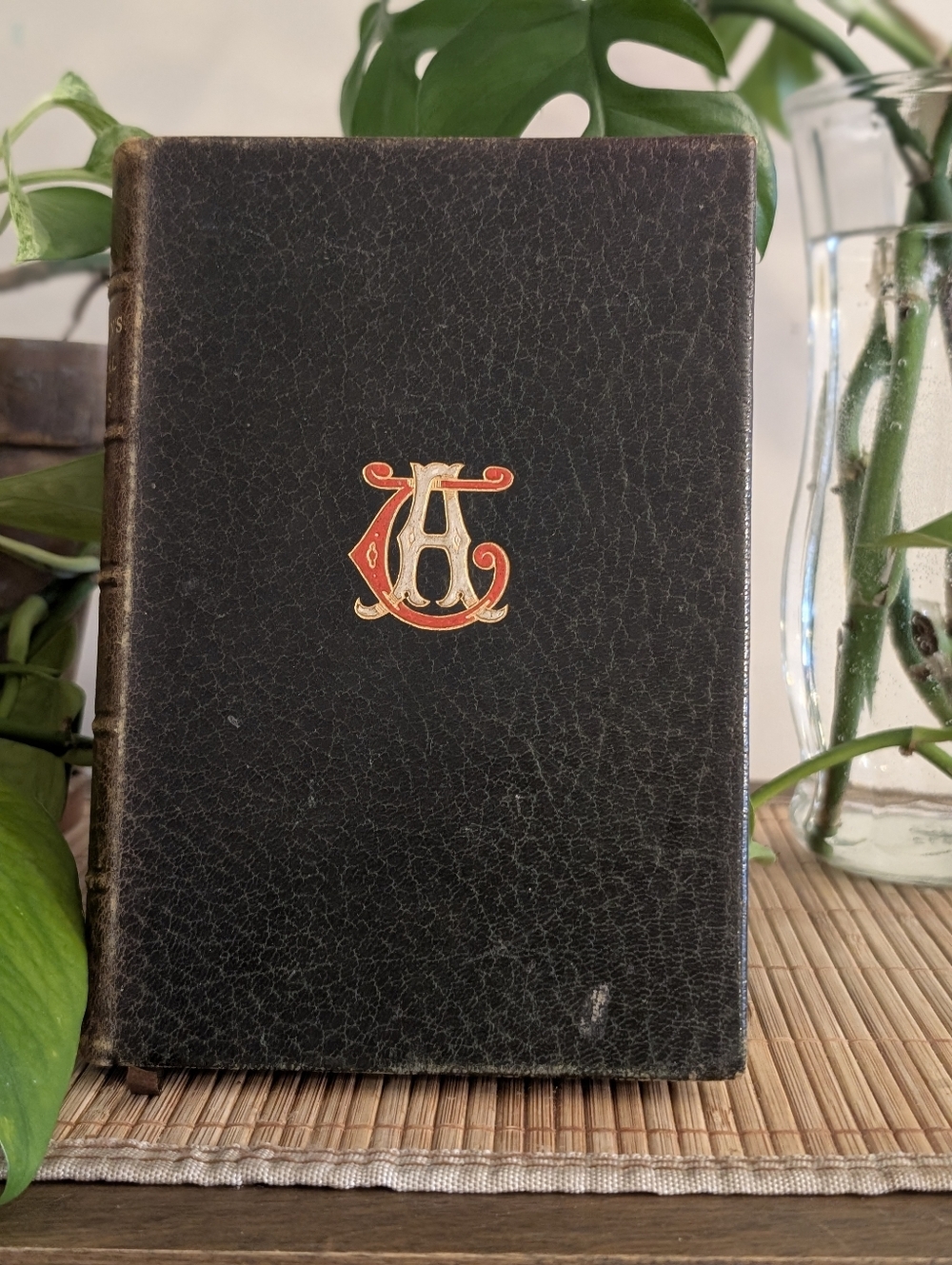 1899 ALFRED LORD TENNYSON Poetical Works - Fine Leather Binding - Gilt Edges